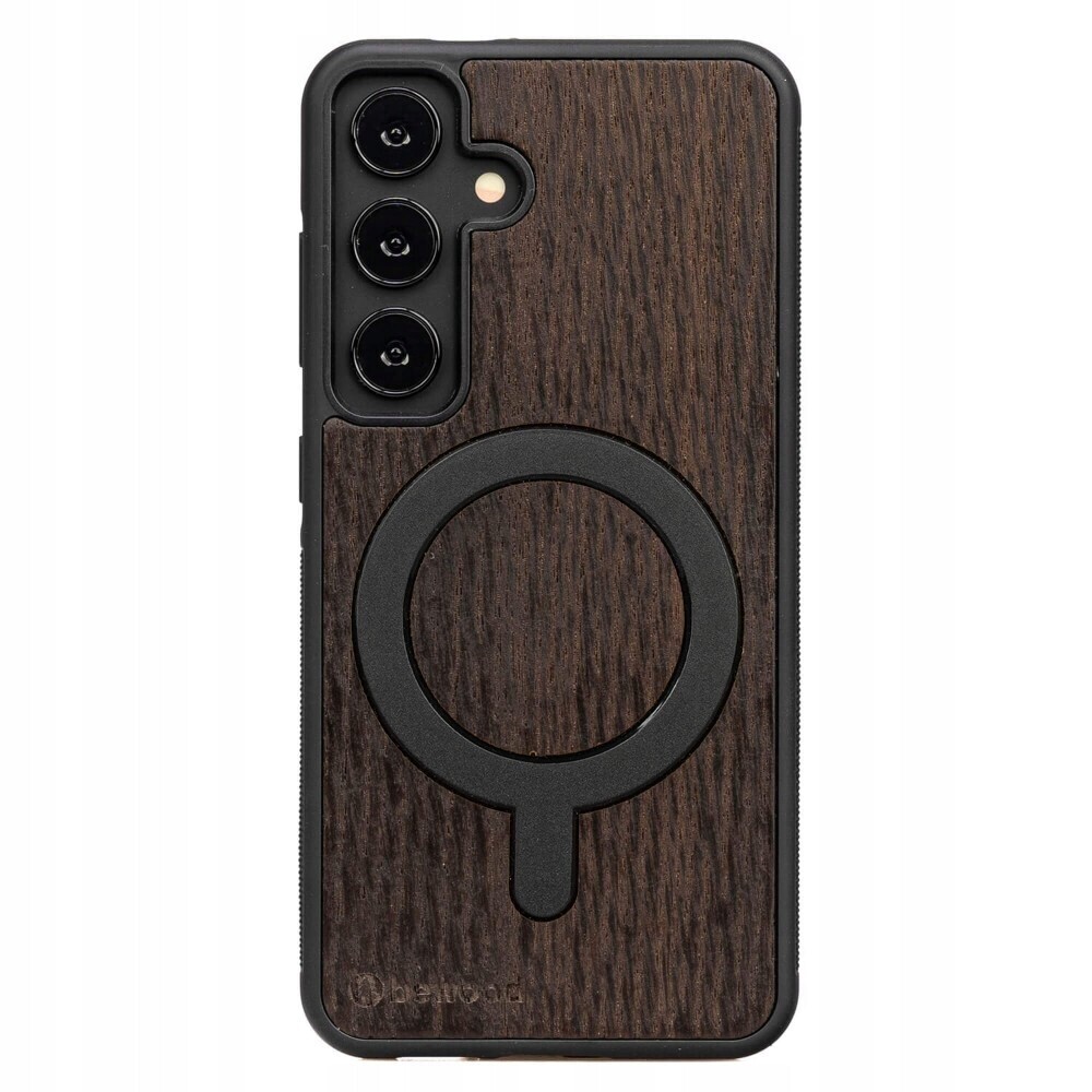 Dřevěné Pouzdro Bewood pro Samsung Galaxy S25 Fe 5G Dub Uzený s MagSafe