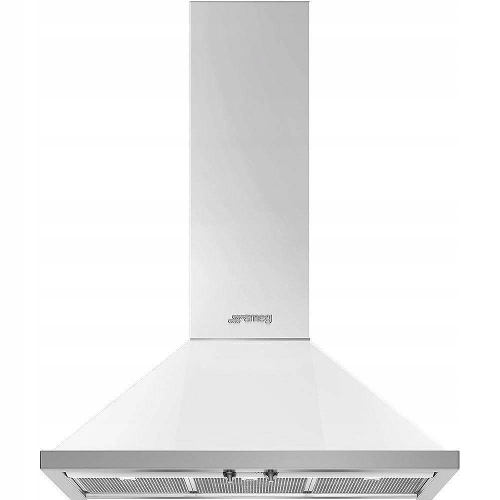 Nástěnná digestoř 90 cm 781 m3/h, 3 rychlosti Led Smeg KPF9WH