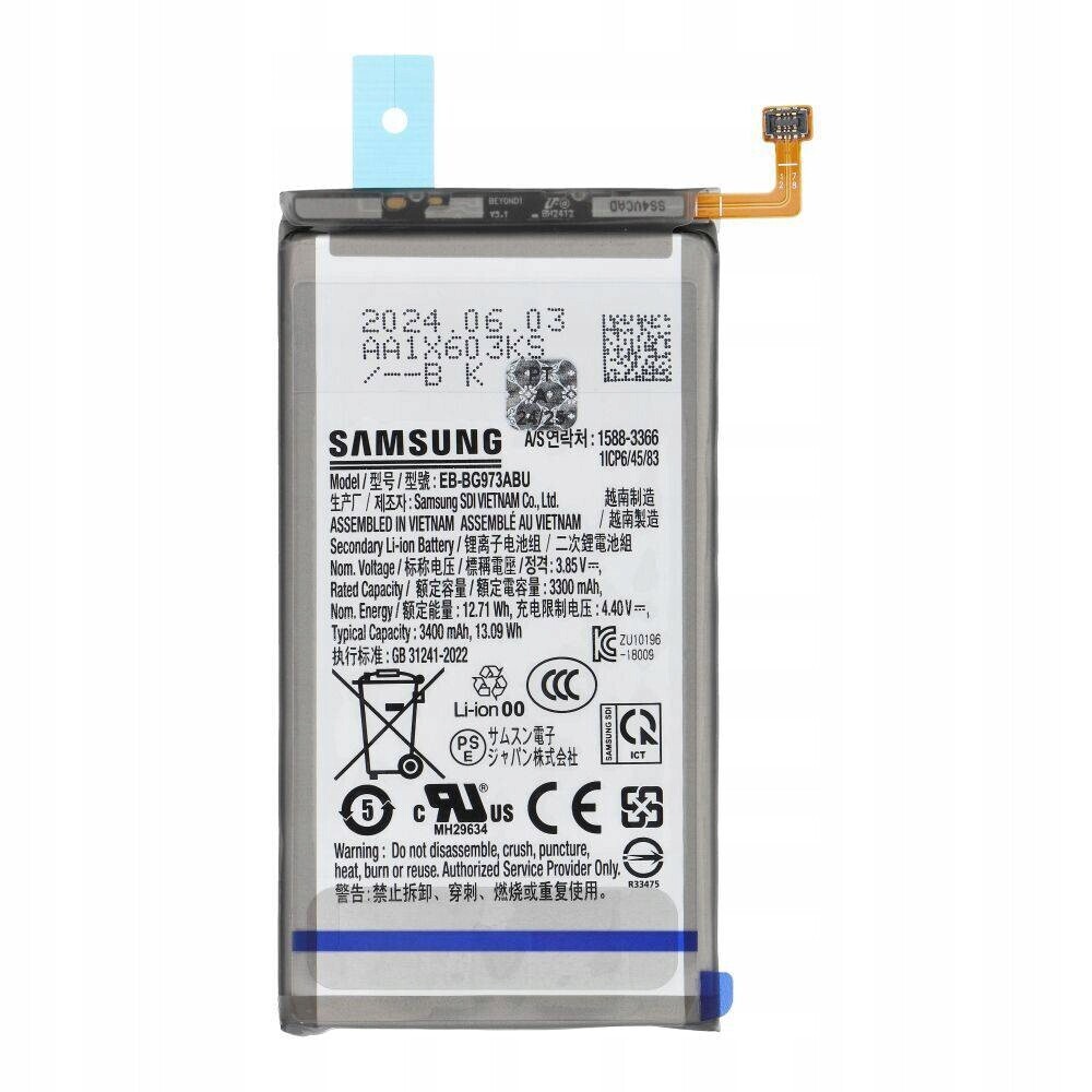 Servicepack Baterie Eb-Bg973Abu pro Samsung S10 G973 Gh82-18826A