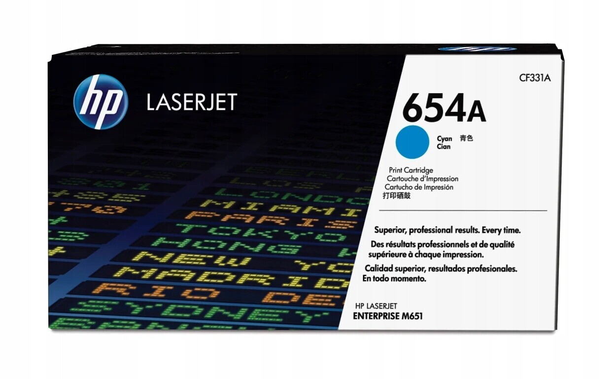 Toner Hp 654A LaserJet CF331A modrý (cyan)