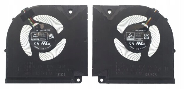 Ventilátor Komplet Cpu Gpu Aorus 17X Azf RTX4090 12V 0.6A Fngs Fngt