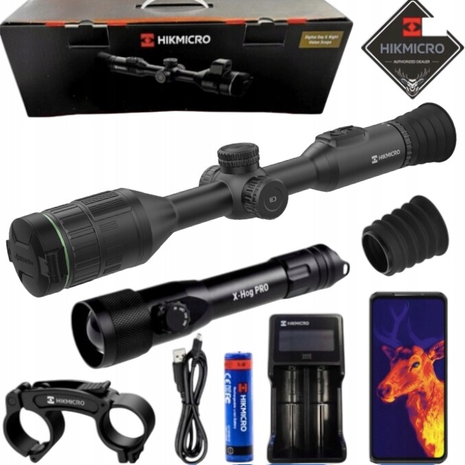 Noční vidění Alpex 4K A50E +x-hog v2 Pro 3v1 nebo Noxar v2 Pro 4v1