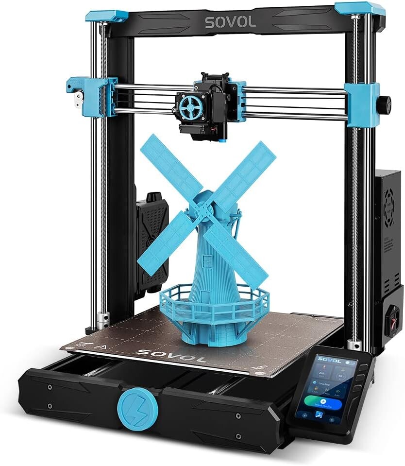 3D tiskárna Sovol SV06 Plus 250 mm/s Pei 300x300x340 mm s přímým pohonem