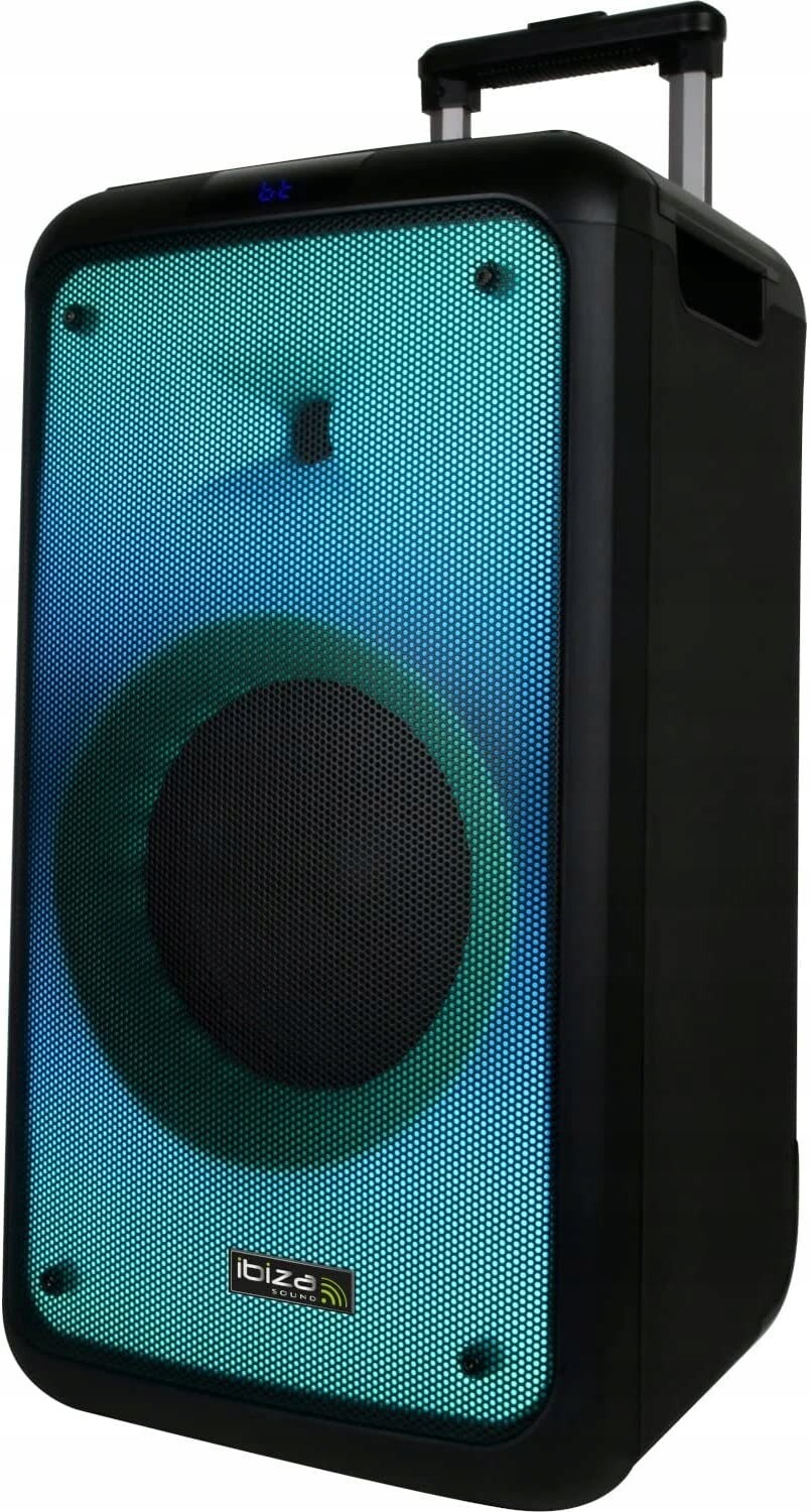 Přenosný reproduktor Ibiza Street Wave černý 400 W