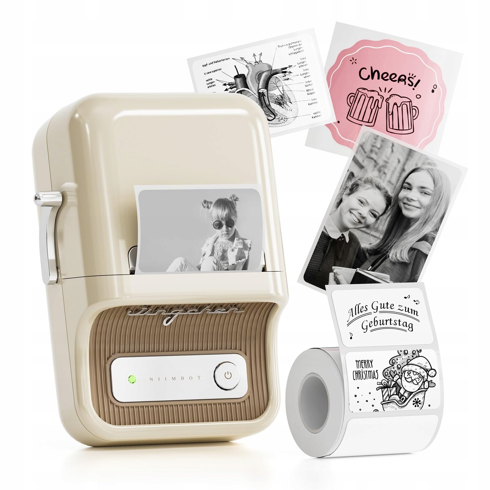 Tiskárna Niimbot B21 bílá Bluetooth pro štítky na scrapbooking