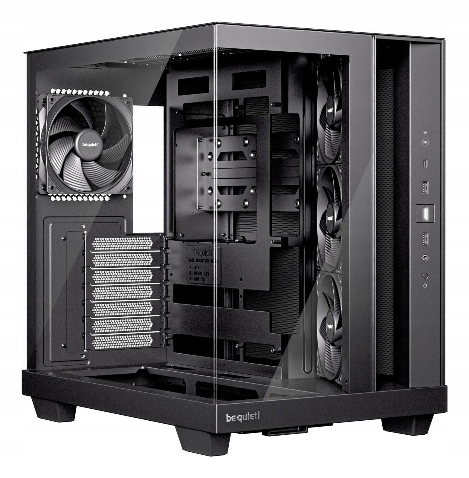 Case|BE QUIET|ATX/micro ATX/Mini-ITX|Black|Midi Tower|PC|BGW83