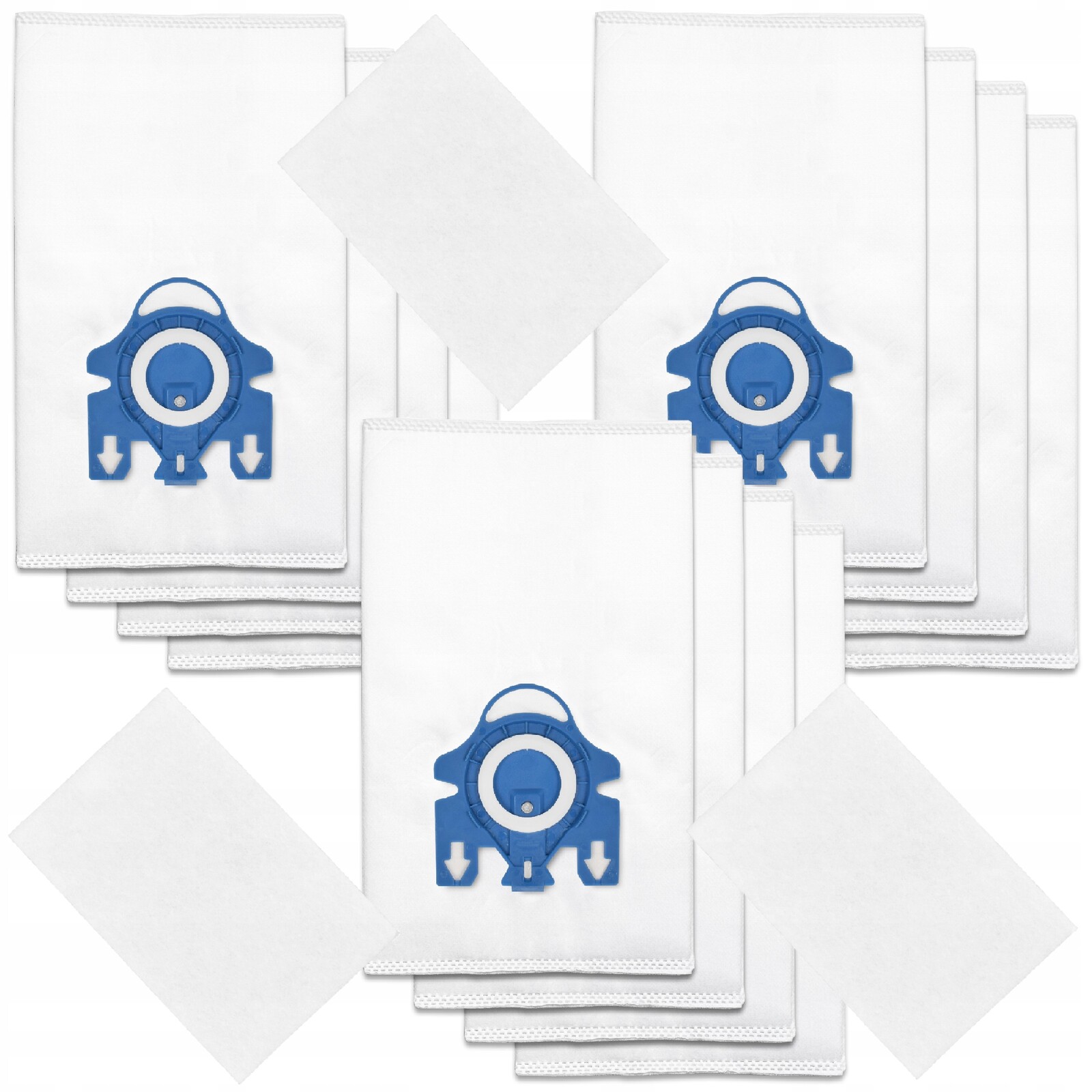 12 x Sáčky do vysavače Miele 3D Complete C2 C3 Classic C1 filtry