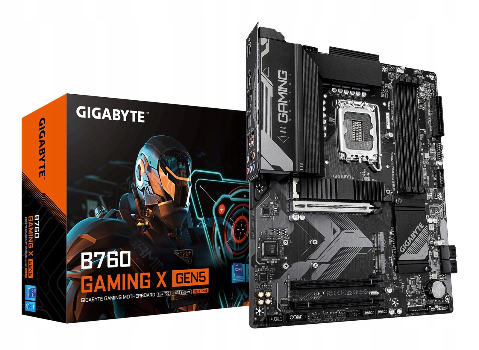 Základní deska Gigabyte Intel B760 Express LGA1700 Atx Paměť DDR5 Paměťové sloty