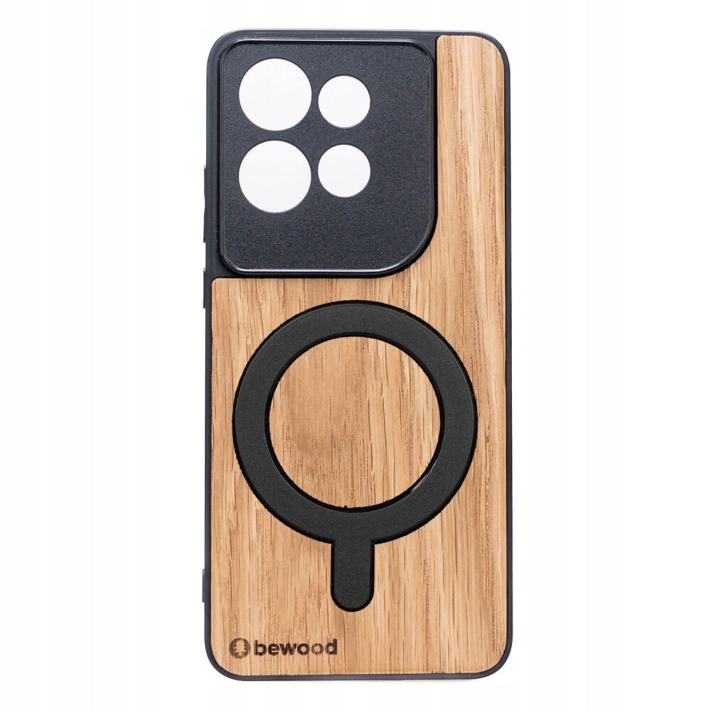 Dřevěné Pouzdro Bewood pro Motorola Edge 50 Neo 60 Neo Dub s MagSafe