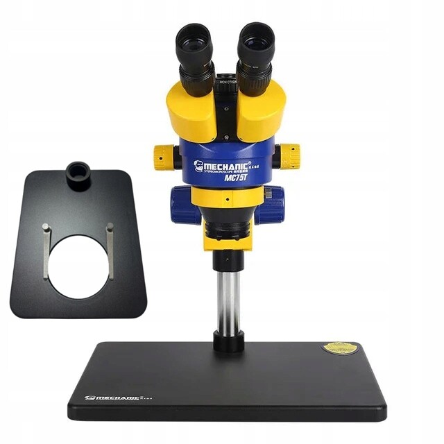 Stereo mikroskop Triocular Mechanic MC75T B3 B1 Mimoň Led osvětlení