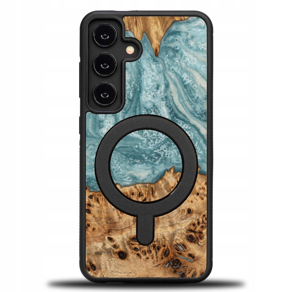 Pouzdro Bewood Unikátní pro Samsung Galaxy S25 Fe 5G Planets Uran s MagSafe