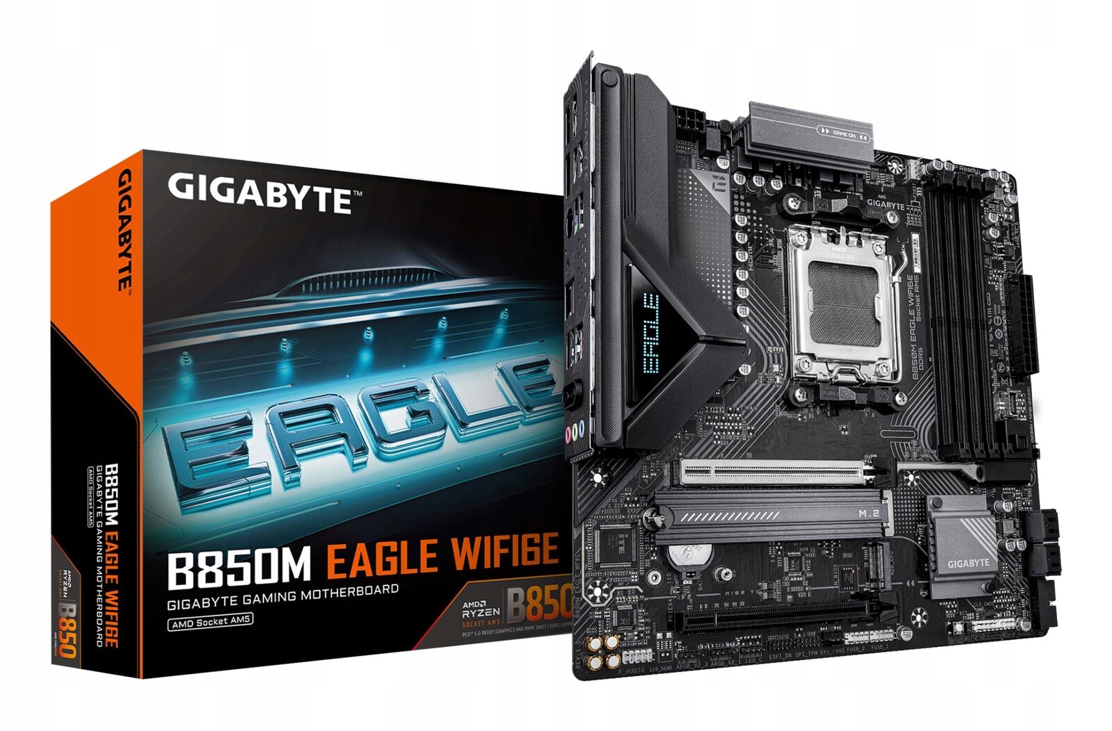 Základní deska Gigabyte Amd B850 Socket AM5 Micro-ATX Paměť DDR5 Paměťové sloty 4 B850M
