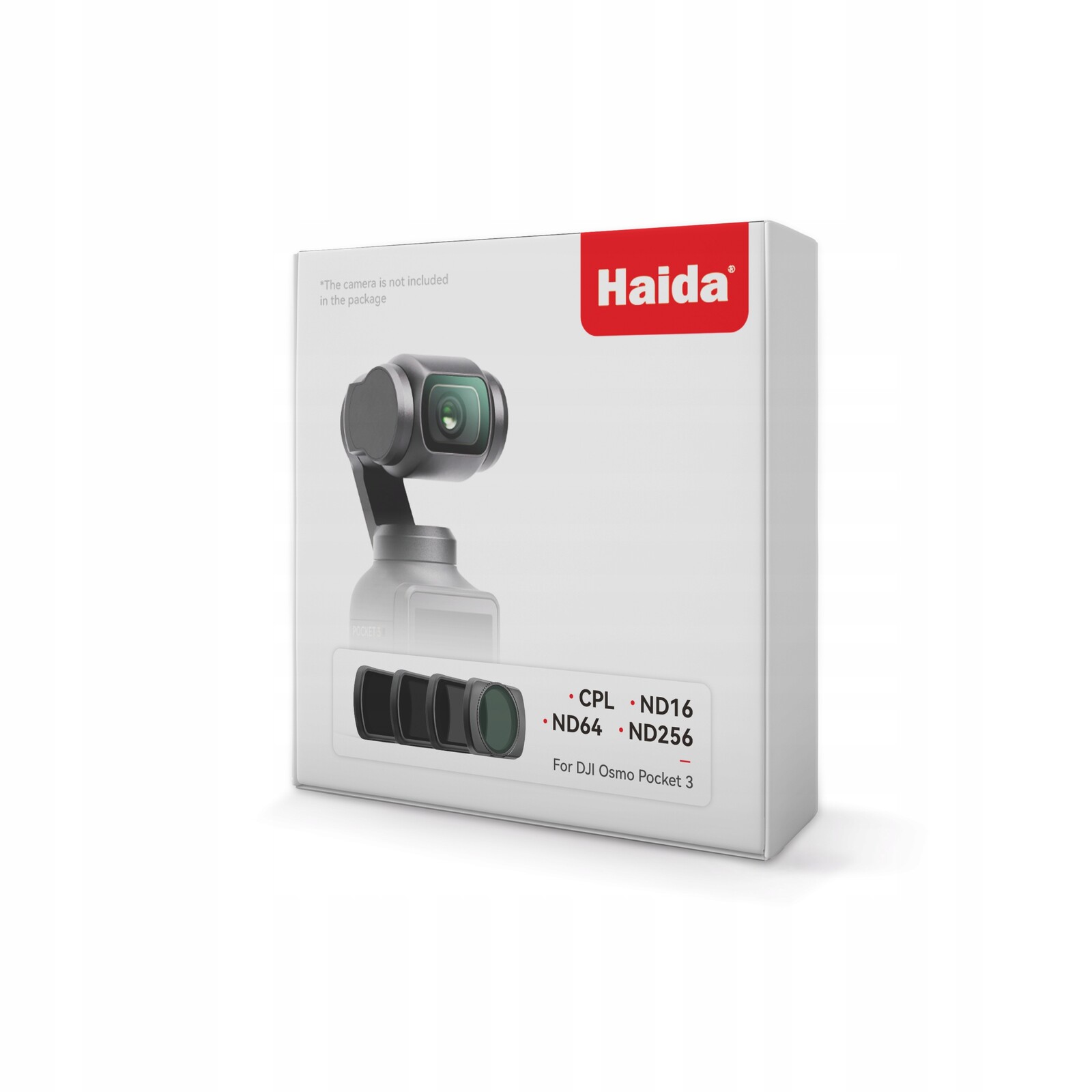 Sada filtrů Haida NanoPro (cpl, ND16, ND64, ND256) pro Osmo Pocket 3