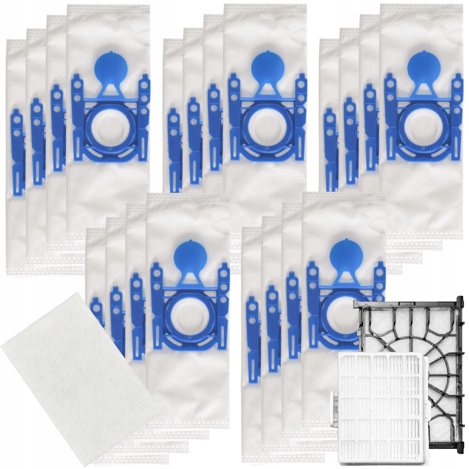 20 x Syntetické sáčky Bosch Serie 4 6 GL-30 ProPower 2.0 sada filtrů