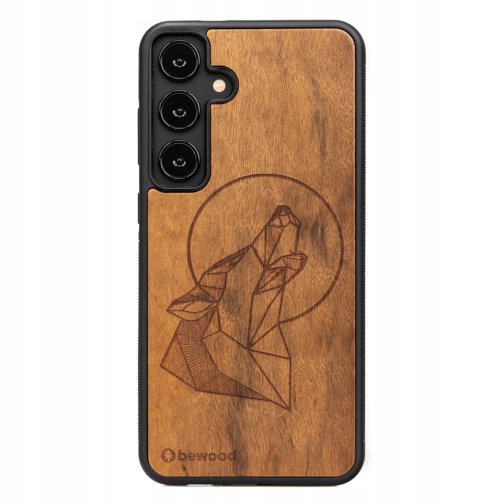 Dřevěné Pouzdro Bewood pro Samsung Galaxy S24 Fe 5G Wilk Imbuia
