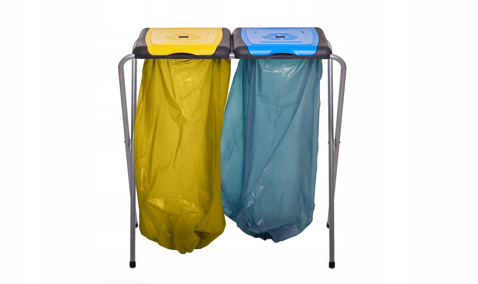 Stojan/stojan na pytle na tříděný odpad ECOselect 2 Žluto-modrý