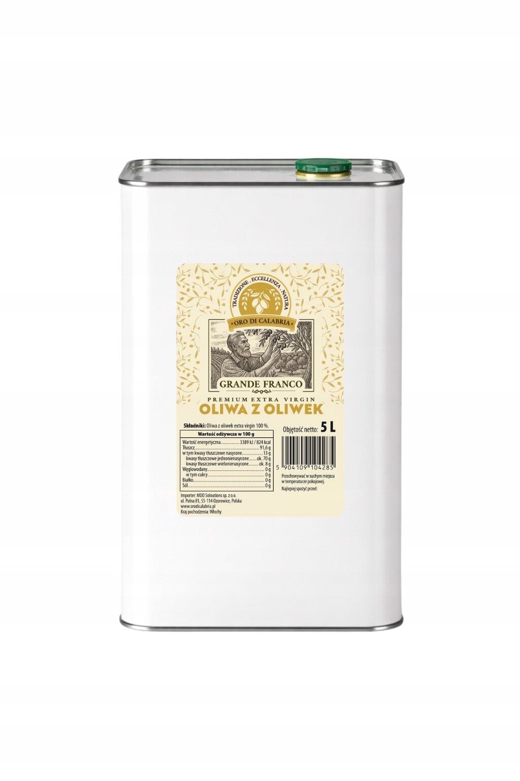 Grande Franco – prémiový extra panenský olivový olej 5 l