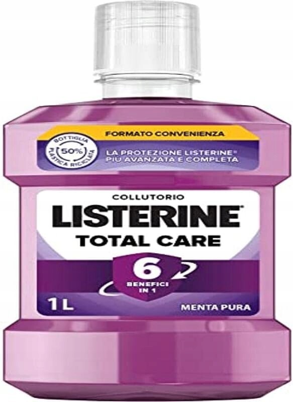 Listerine Total Care Tekutá aviváž 10 výhod Máta 1000 ml