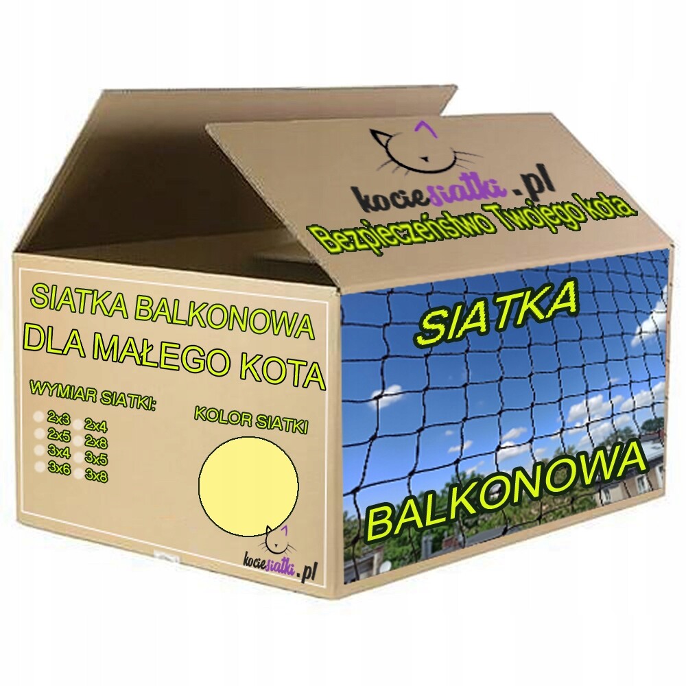 Síťka Pro Kočky Očko 28 mm Bezpečná Pevná příslušenství