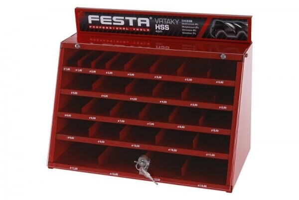 Box na vrtáky HSS4241 19802 červený