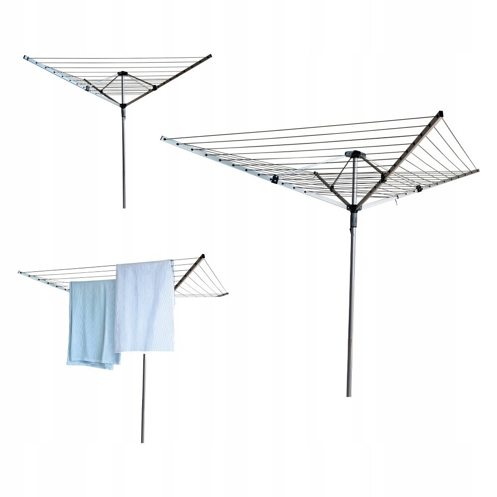 Sušák Hliníkový, Stříbrný, Odolný 50 M