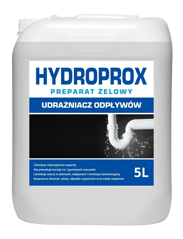 Hydroprox Gelový Přípravek – Čistič Odtoků 5 L