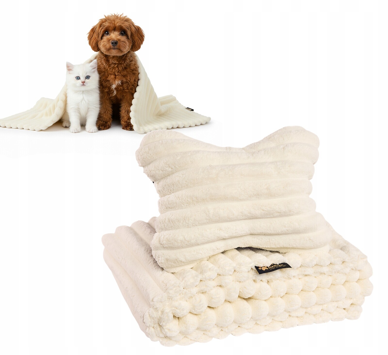 Sada deky a polštář do pelíšku pro psa a kočku