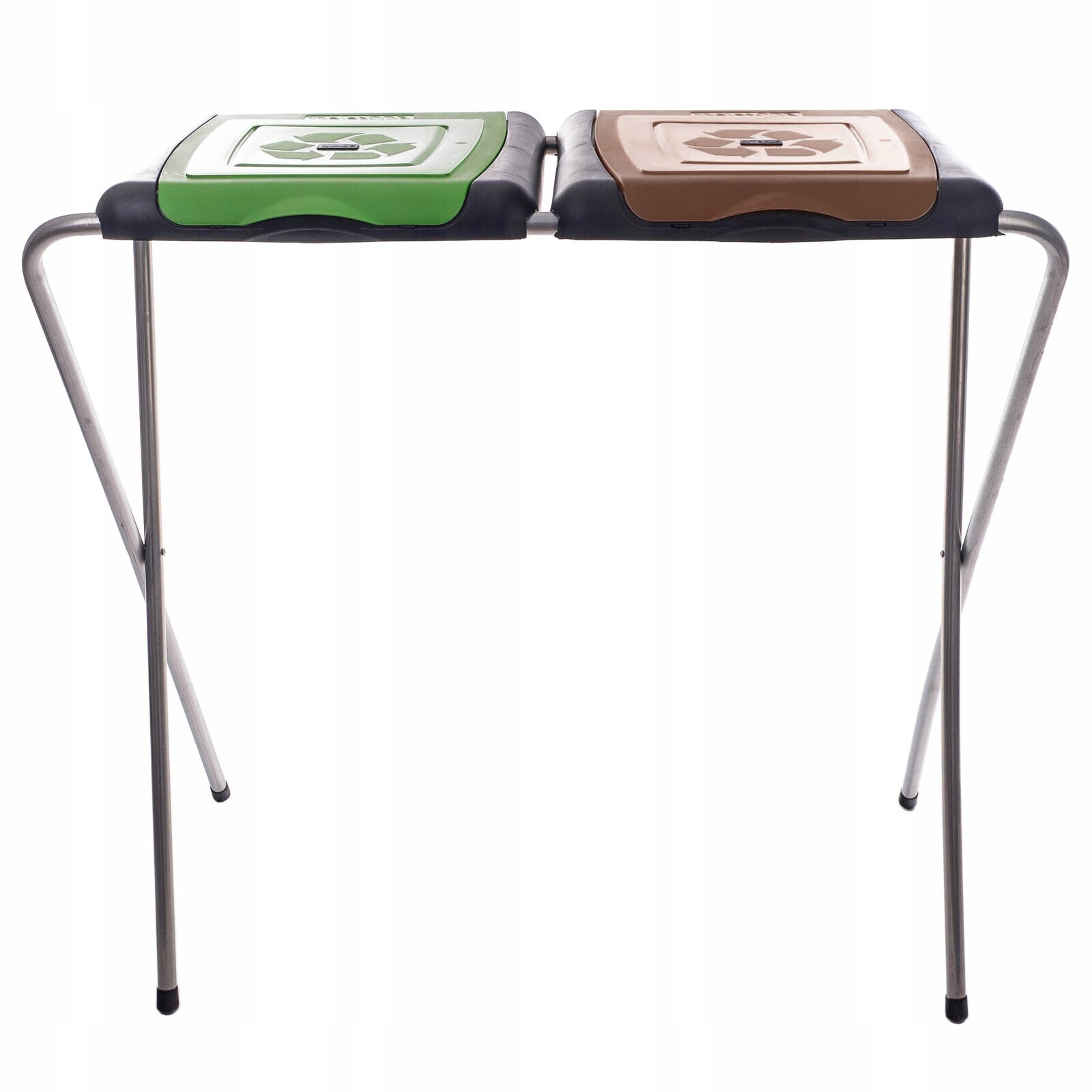 Stojan/stojan na pytle na tříděný odpad ECOselect 2 Zeleno-hnědý