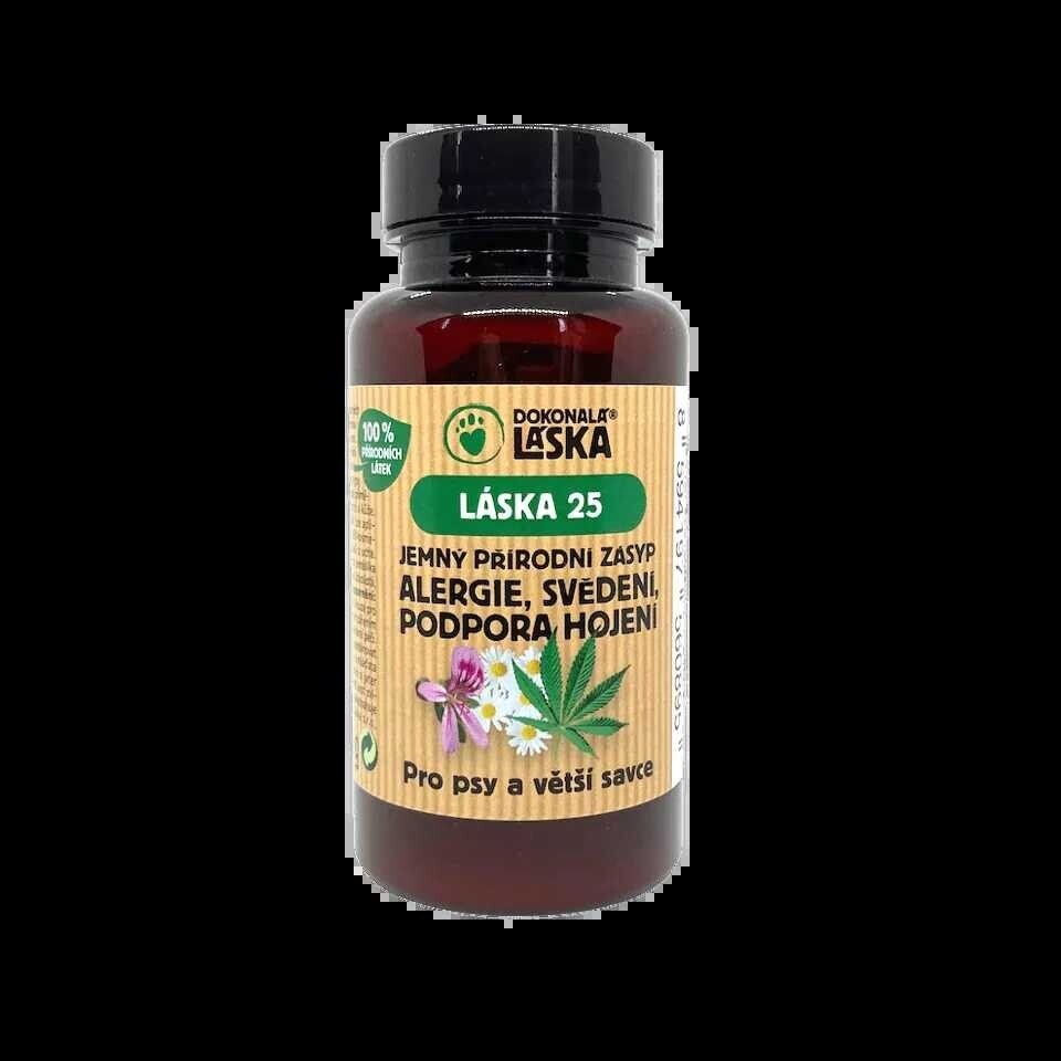 Dokonalá láska Láska 25 zásyp alergie, svědění, podpora hojení, jemný