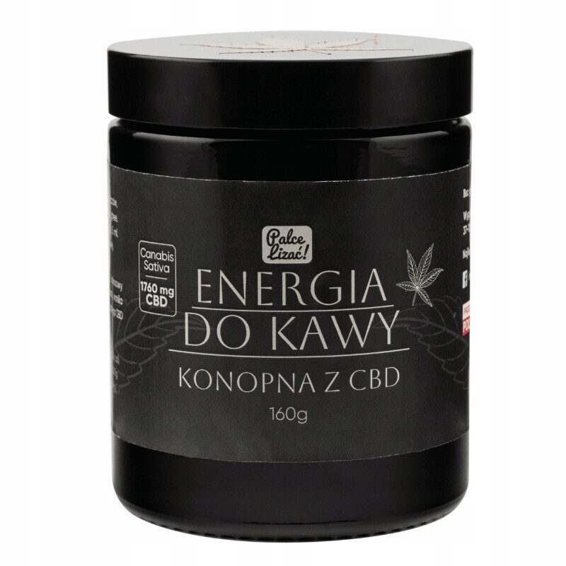 Energie do kávy konopná s Cbd Kulovzdorná Káva máslo Palce Lizać 160 g