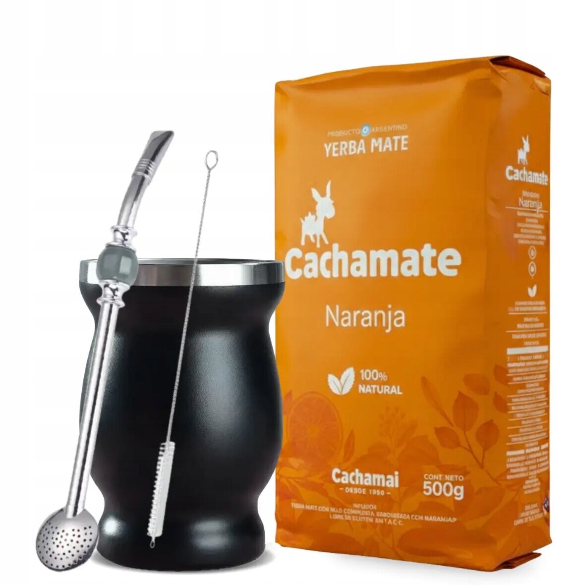 Yerba Mate Cachamate Naranja – Sada s Materem a Bombillou Na Start!