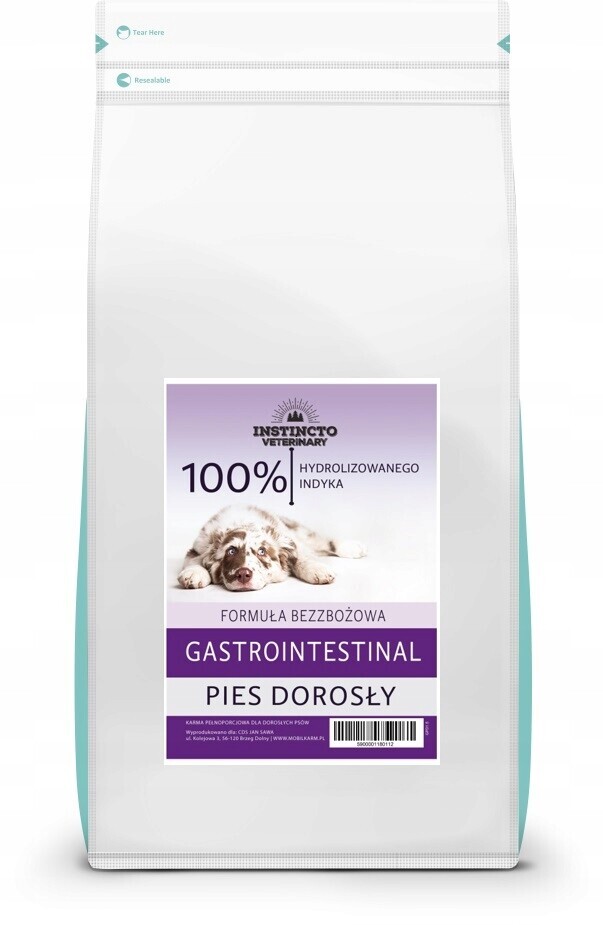 Krmivo pro psy Instincto Peptide+ Gastrointestinal krůta bez obilovin 1.5k