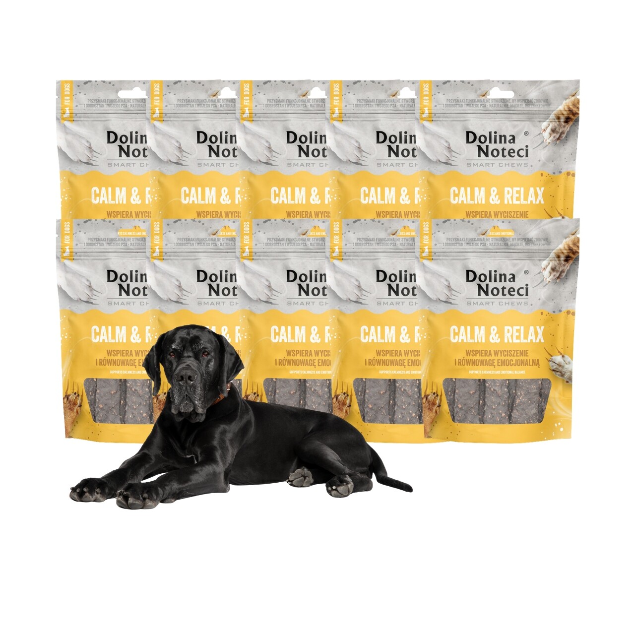 Dolina Noteci Smart Chews Calm&Relax Kousátka pro psa Na Stres 10x7 ks