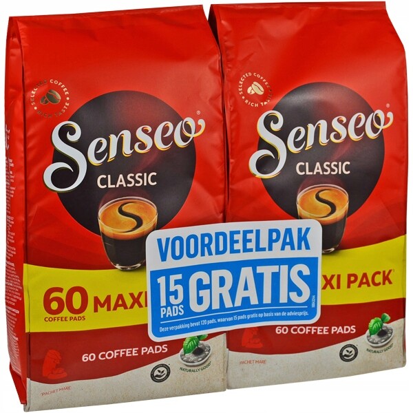 Pady Senseo Philips Classic 120 ks vyvážená chuť videokniha Bonus