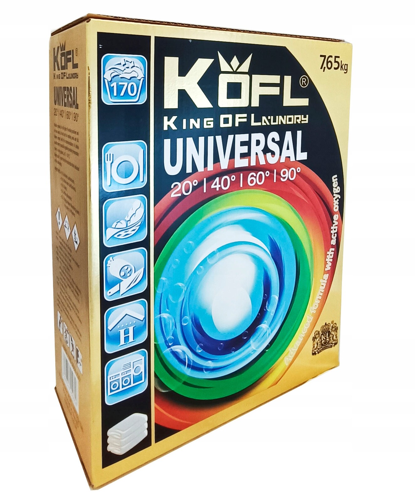 Prášek Kofl Universal 7,65 kg 170 praní, nejlepší ever Carnaval Price