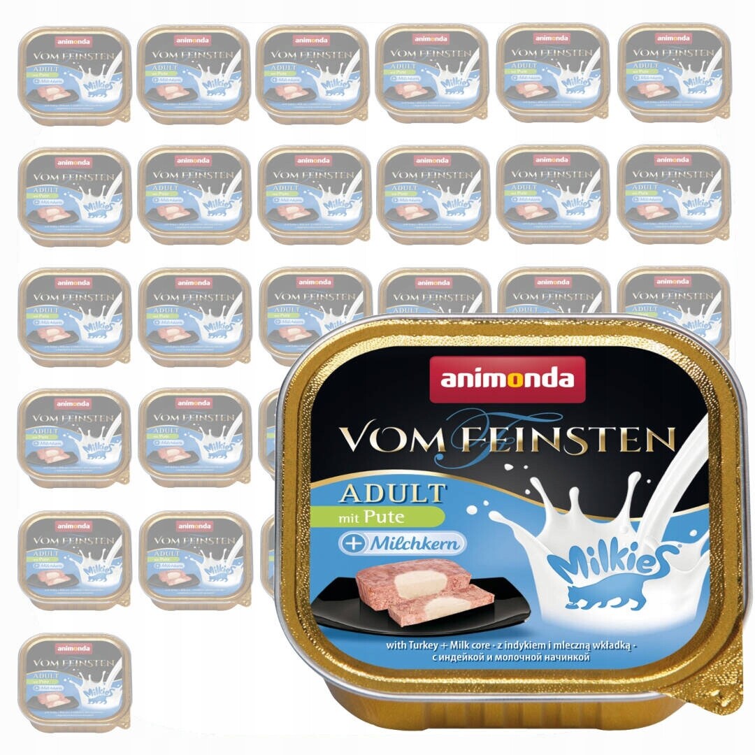 Animonda Vom Feinsten Adult Milkies 32x100g mokré krmivo pro kočky Mix Chutí