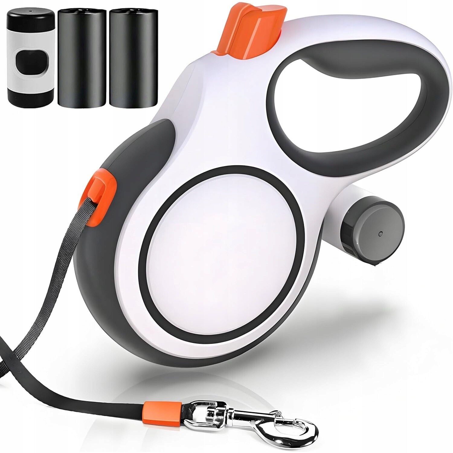 Vodítko 8 m pro středně velké psy s dávkovačem s blokováním