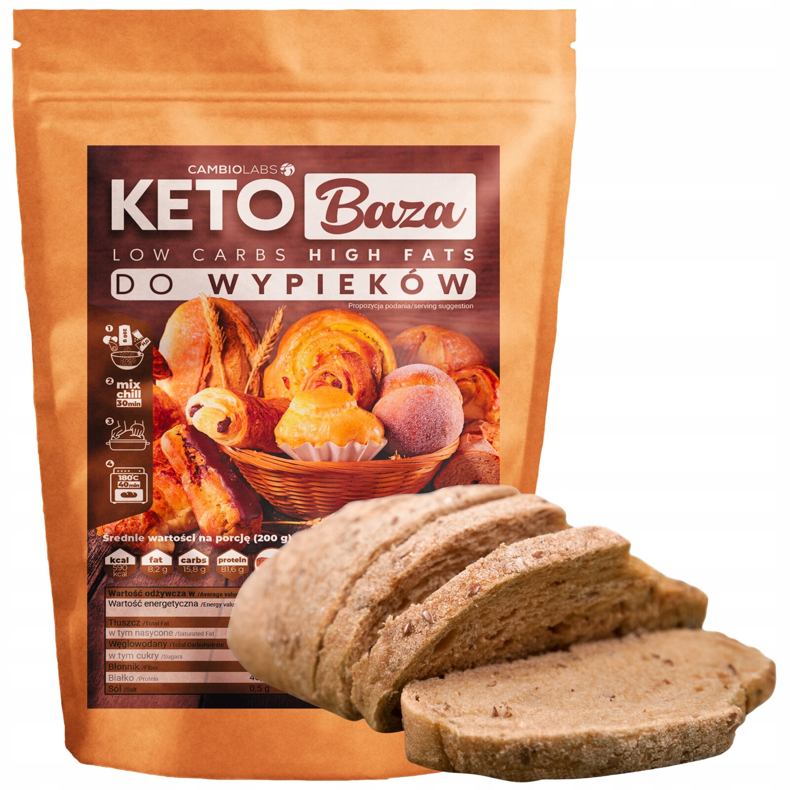 Keto Základ Pro Pečení na sladko i na pečivo