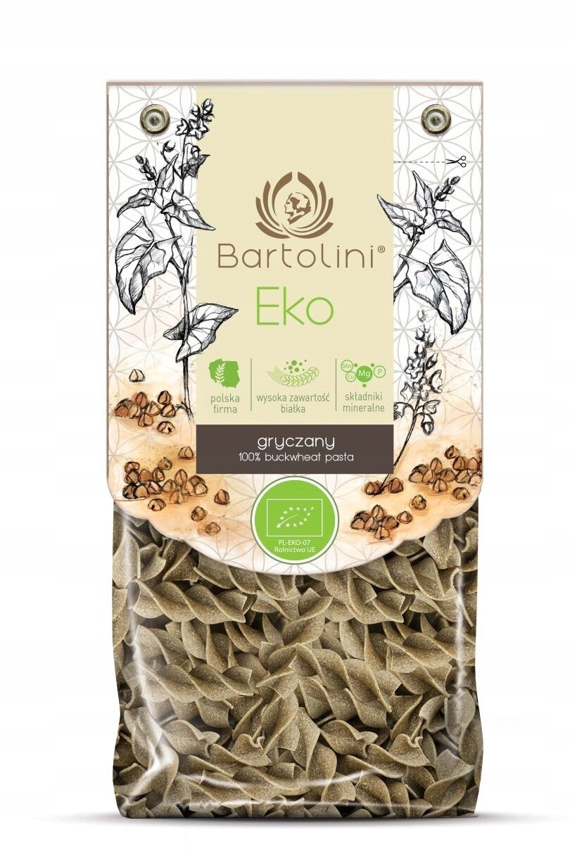 4x Bartolini Těstoviny (pohankové) Velké Fusilli Bio 250 g Bartolini