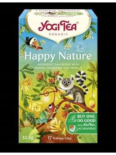 Yogi Tea Čaj Happy Nature Bio 17 sáčků