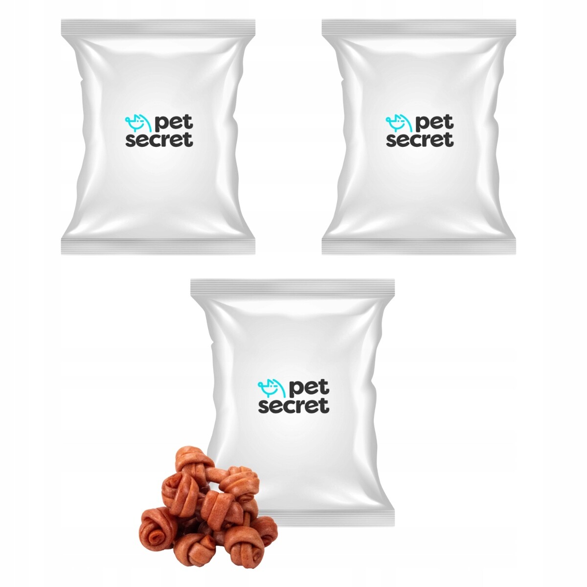 2+1 Měkké uzlíky s králíkem 500g, psí pamlsek Pet Secret