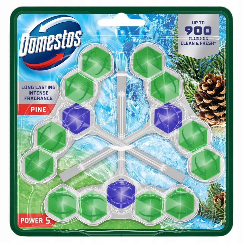 Domestos Power 5 Wc kostka Pine 3x50 g
