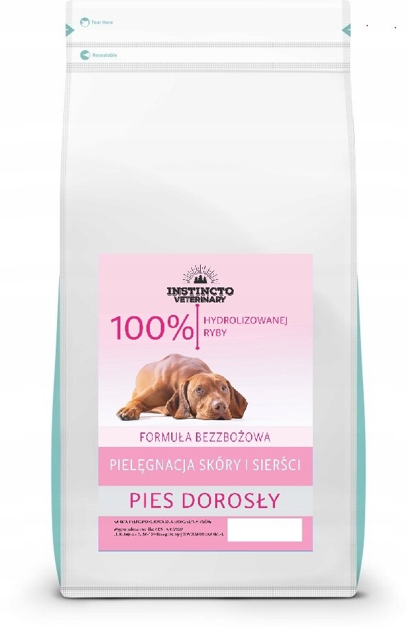 Krmivo pro psy Instincto Peptide+ Skin&Hair ryba bez obilovin 1.5 kg