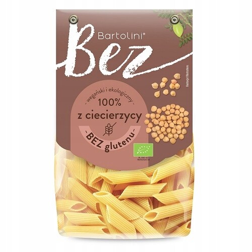 3x Těstoviny z cizrny Penne Bio Bezlepkové 250 g Bartolini