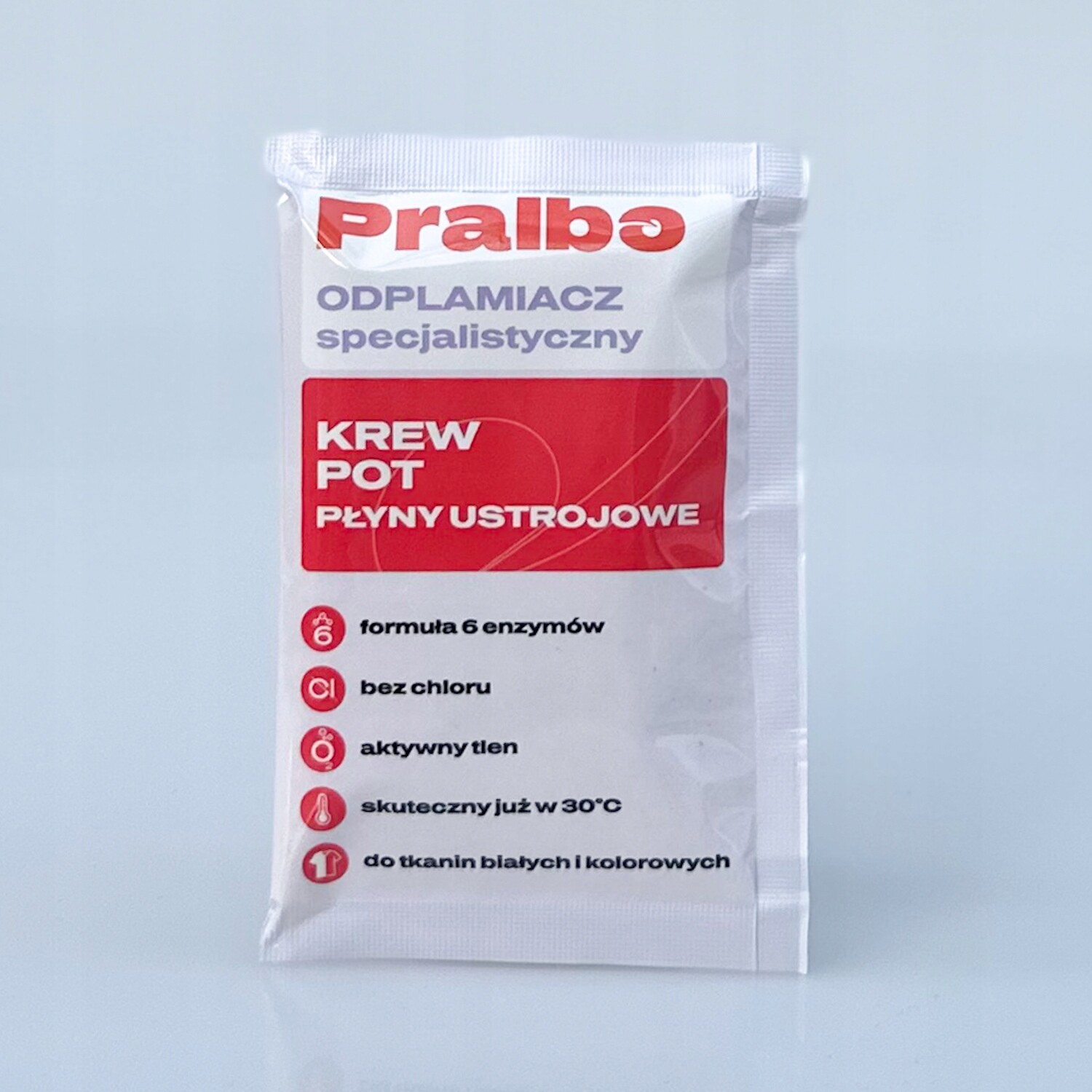 Pralbo 35 g Odstraňovač skvrn Krev Pot
