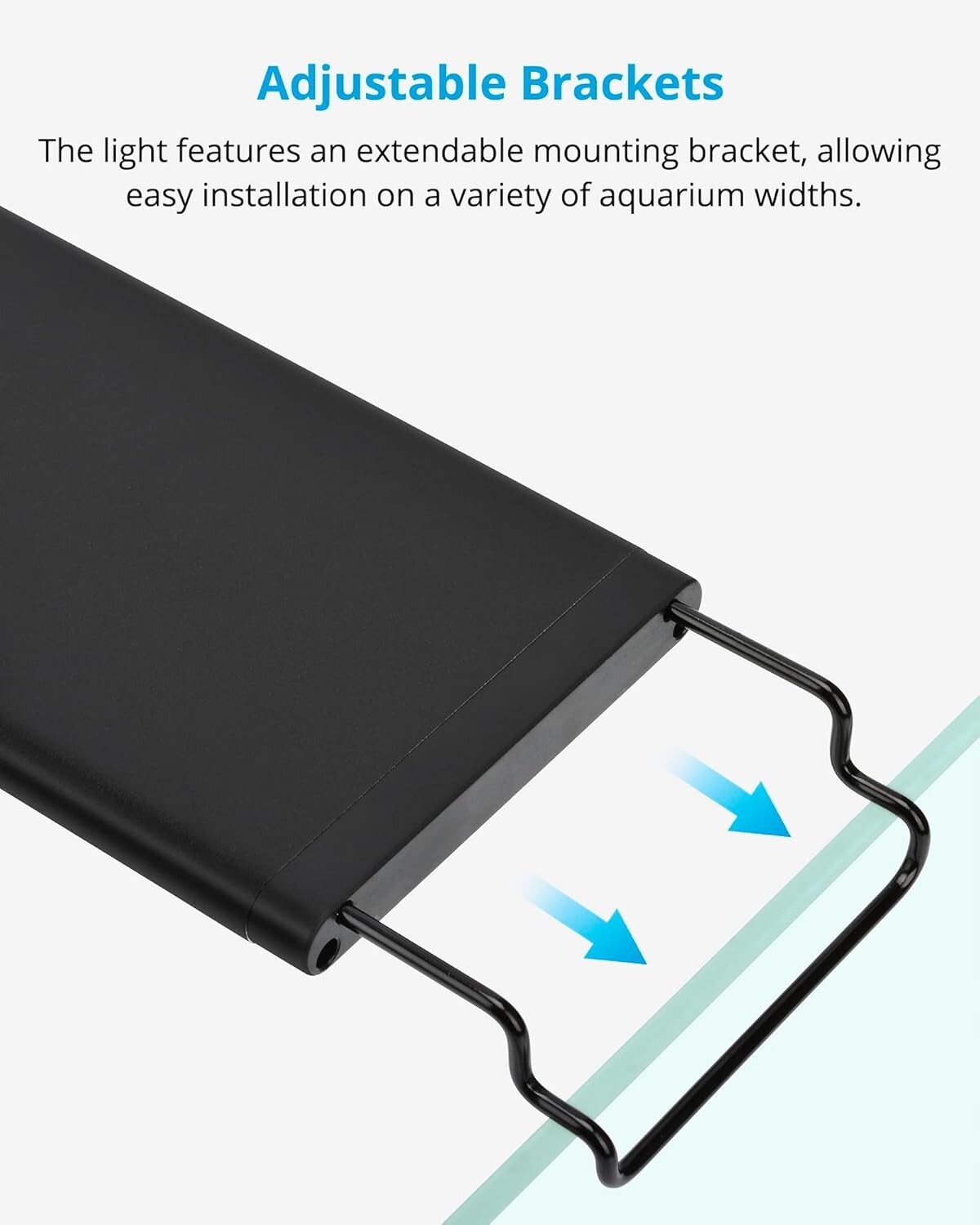 Osvětlení Do Akvária, nastavitelné osvětlení 120-150 cm Rgb 1950 lm