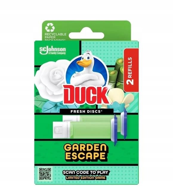 Duck Wc gelový kotouč Garden Escape 2x36 ml