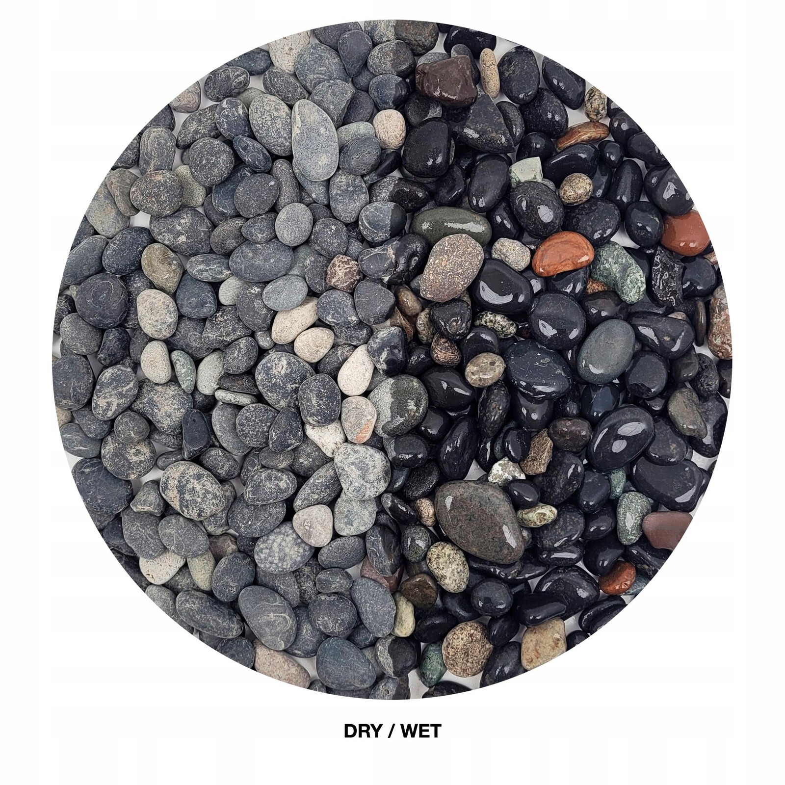 Dekorativní Štěrk Sable Gravel Pro Akvárium, Podklad Tmavý 10-20 MM, 2 Kg