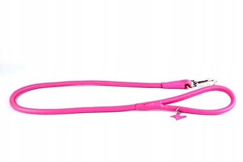 Vodítko pro psa Collar Glamour Přírodní Kůže růžová městská s rukojetí 183 cm