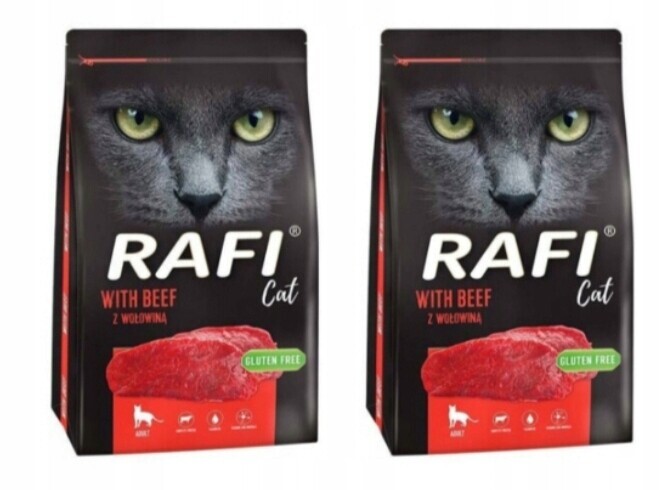 Rafi Cat suché krmivo pro kočky Sterilised Losos 2 x 7 kg